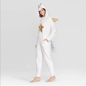 White Unicorn onsie
